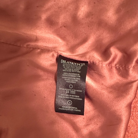 Blank NYC Suede Moto Jacket - Rust - Picture 14 of 14